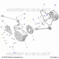 MOTORE, STATOR AND COVER