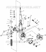 ANTERIORE MONTANTE Sportsman 400L W97AC38C (4939673967B006)