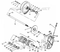 TRASMISSIONE ASSEMBLY Storm 0965782, Storm SKS 0965582,  Euro Storm E965782, (4931593159C010)