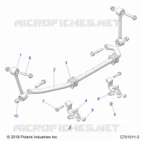 SUSPENSION, FRONT BARRA DI STABILIZZAZIONE- Z22N4E99NK (C701011-2)