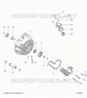 ENGINE, SISTEMA DI RAFFREDDAMENTO AND WATER PUMP