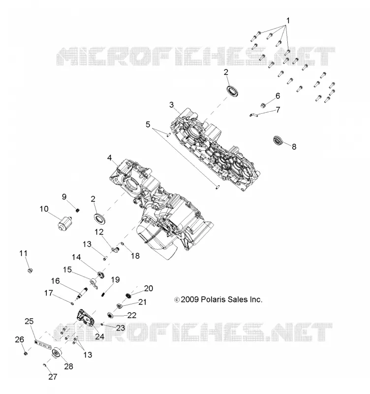 TRASMISSIONE, PRINCIPALE SCATOLA INGRANAGGI