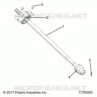DRIVE TRAIN, FRONT PROP ALBERO