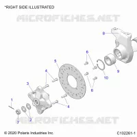 SOSPENSIONI ANTERIORI HUB, CARRIER, AND BRAKE DISC
