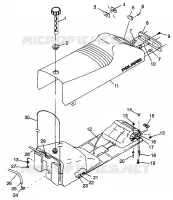 SEDILE   SERBATOIO DI GAS ULTRA 0986778 (4943554355A007)