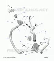 MOTORE, WATERPUMP AND BYPASS