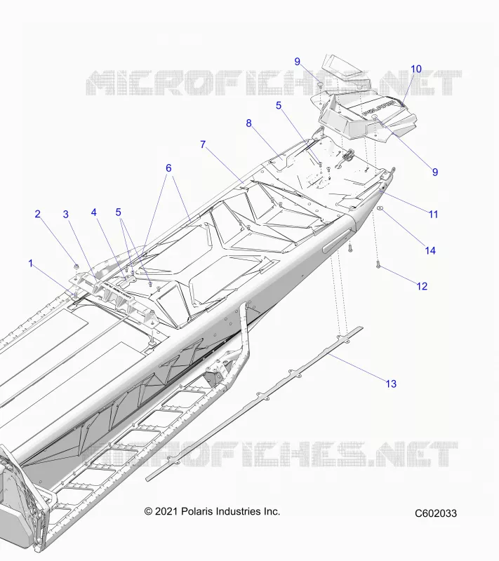 TELAIO, REAR, MISC. COVERS AND SNOWFLAP