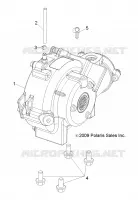 TRASMISSIONE, FRONT GEARCASE MOUNTING