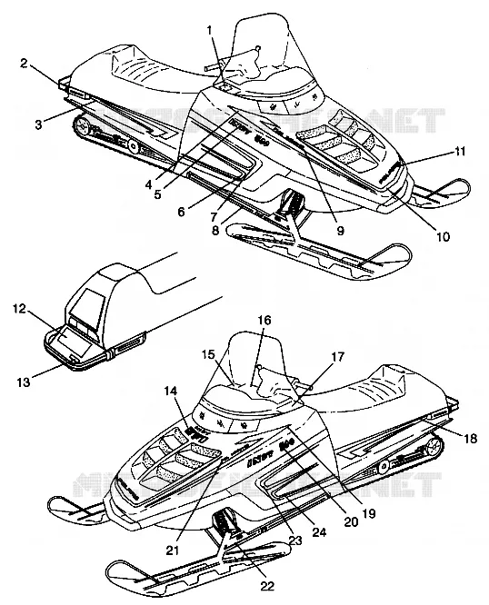 DECALS 500 EFI 0942774 AND EFI SKS 0942574 (4924982498007A)