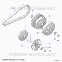 TRASMISSIONE, PRIMARY CLUTCH
