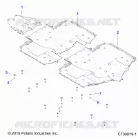 CHASSIS, SCIARED PLATES
