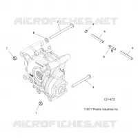 TRASMISSIONE, GEARCASE MOUNTING, REAR