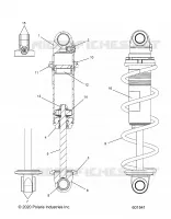 SUSPENSION, SHOCK ANTERIORE TRACK, MONOTUBE