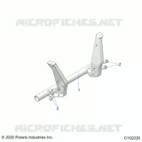 CARROZZERIA POSTERIORE RACK SUPPORT