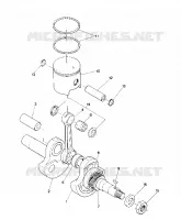 PISTONE AND ALBERO MOTORE STAR (4914151415024A)