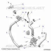 MOTORE, WATERPUMP AND BYPASS