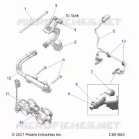 SISTEMA DI ALIMENTAZIONE CARBURANTE, RAIL, LINES AND THROTTLE BODY