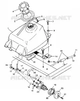 CARBURANTE TANK Scrambler 400 W98BC38C (4947254725A013)