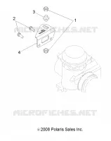 MOTORE, CARBURATORE BRACKET