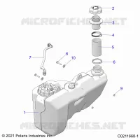 SISTEMA DI ALIMENTAZIONE CARBURANTE, FUEL TANK