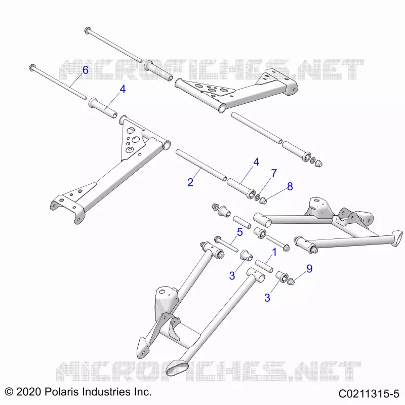 SOSPENSIONE POSTERIORE CONTROL ARM MOUNTING