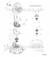 ENGINE, COOLING SYSTEM AND POMPA DELL'ACQUA