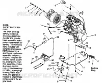 MONTAGGIO DEL MOTORE WIDETRAK LX 0962064 and EUROPEAN WIDETRAK LX E962064 (4931643164C003)