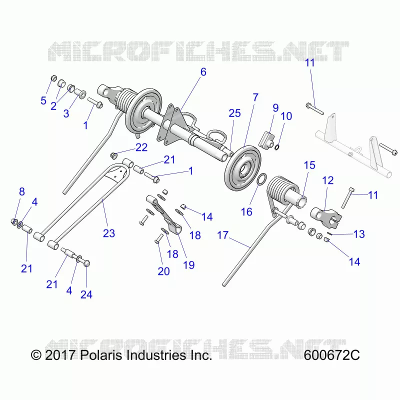 SUSPENSION, POSTERIORE COPPIA ARM