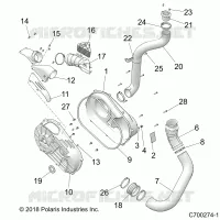 TRASMISSIONE, CLUTCH COVER AND DUCTING