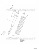 SUSPENSION, SHOCK ANTERIORE MOUNTING