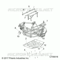 CHASSIS, TELAIO PRINCIPALE AND SKID PLATES