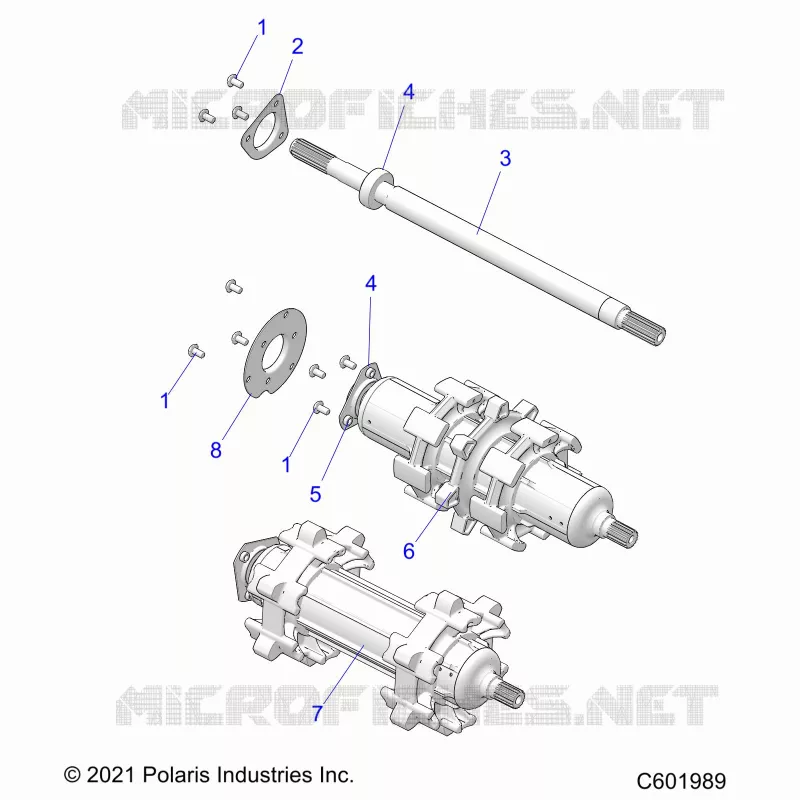 DRIVE TRAIN, JACKSHAFT AND ALBERO DI TRASMISSIONE