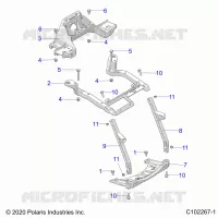 RACK ANTERIORE SUPPORT