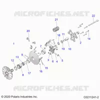 TRASMISSIONE, PRIMARY CLUTCH