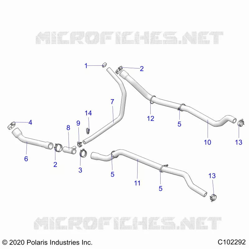 ENGINE, SISTEMA DI RAFFREDDAMENTO, HOSES