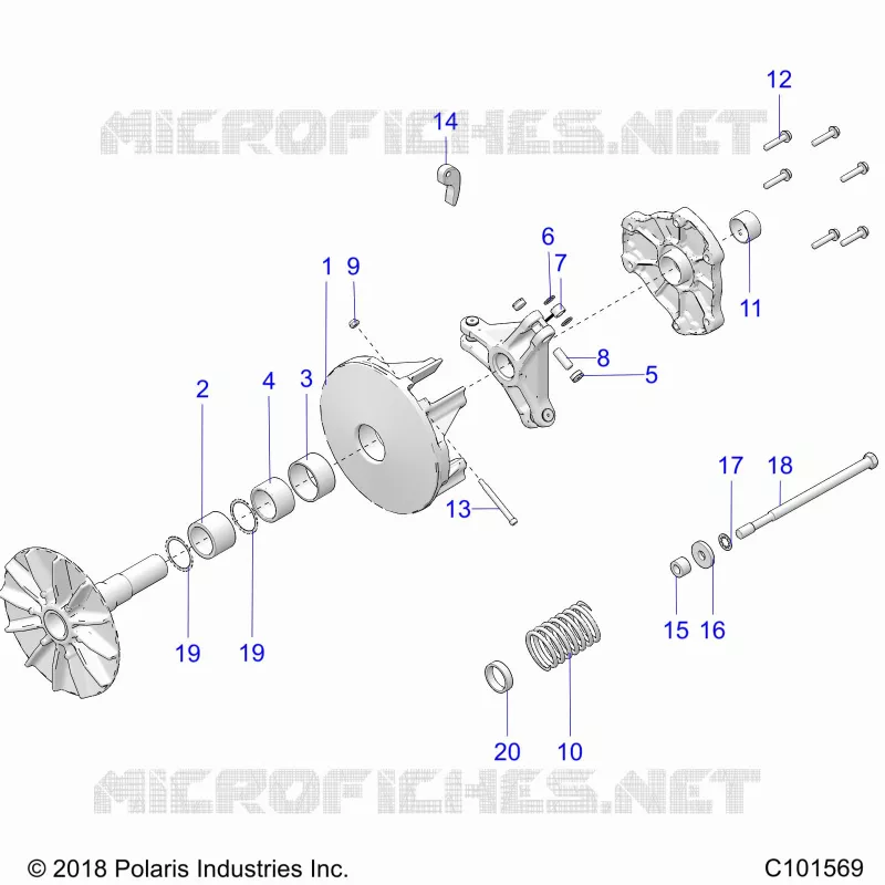 TRASMISSIONE, PRIMARY CLUTCH