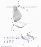SEDE (PASSENGER) AND SEAT BELT MOUNTING
