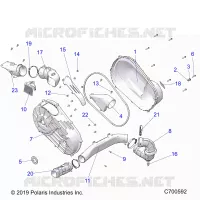 TRASMISSIONE, CLUTCH COVER AND DUCTING