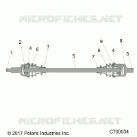TRASMISSIONE, FRONT HALF SHAFT
