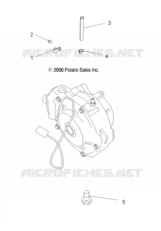 SCATOLA DEGLI INGRANAGGI, MOUNTING, FRONT (DEMAND DRIVE)