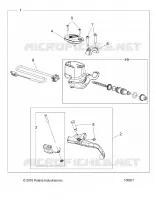 BRAKES, FRONT BRAKE LEVER AND CILINDRO PRINCIPALE