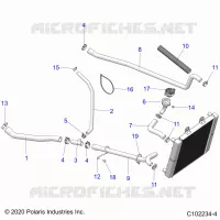 ENGINE, SISTEMA DI RAFFREDDAMENTO, HOSES