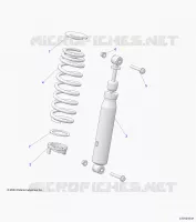 SUSPENSION, SHOCK ANTERIORE MOUNTING