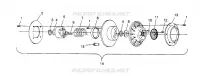 FRIZIONE DRIVEN XLT RMK 0960956, XLT SKS 0960556 and EUROPEAN XLT SKS E960556 (4931813181C004)