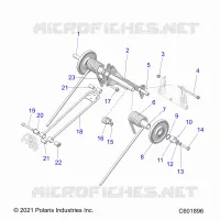 SUSPENSION, POSTERIORE COPPIA ARM