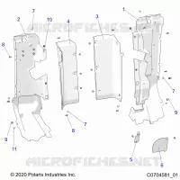 CARROZZERIA POSTERIORE CLOSEOFF, SIDE PANELS