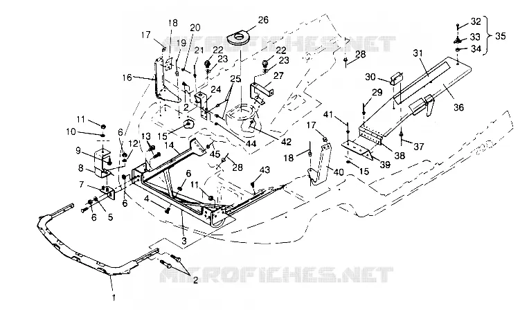 NOSEPAN MONTAGGIO XLT TOURING 0952857 and  EUROPEAN XLT TOURING E952857 (4929172917A012)