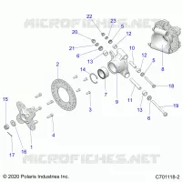 SUSPENSION, PORTAPACCHI POSTERIORE