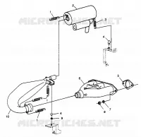 IMPIANTO DI SCARICO XLT TOURING 0973357 and EUROPEAN XLT TOURING E973357 (4937723772C005)