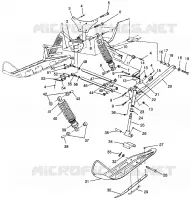 SOSPENSIONI ANTERIORI and SCIARE XLT SP 0976676 (4937753775B002)